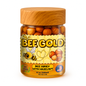 Bee Gold – Raw Honey with Hazelnuts 12 oz | Natural Energy Snack | Crunchy Gourmet Spread | No Added Sugar | Gluten-Free | Premium Glass Jar |