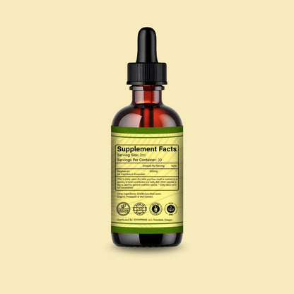 Magnesium Liquid Drops - Natural Pure Magnesium